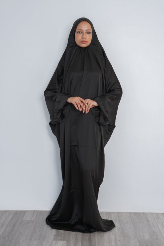 Black Pull-On Khimar