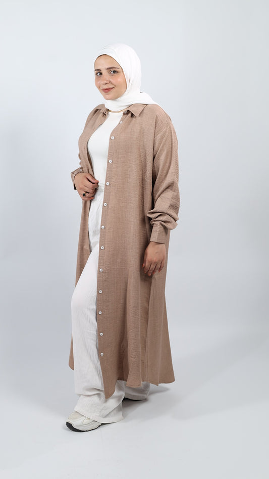 Long Shirt Beige