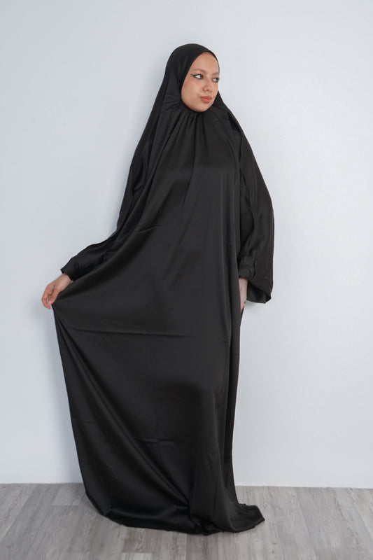 Black Pull-On Khimar