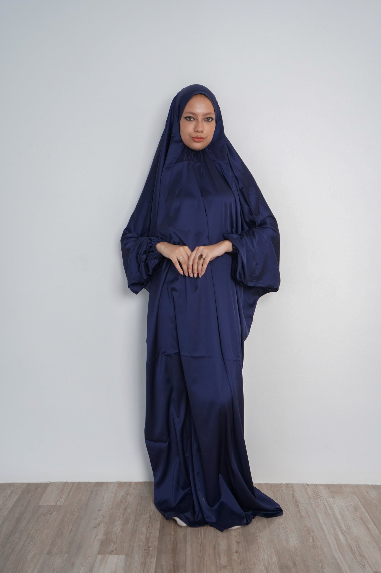 Navy Pull-On Khimar