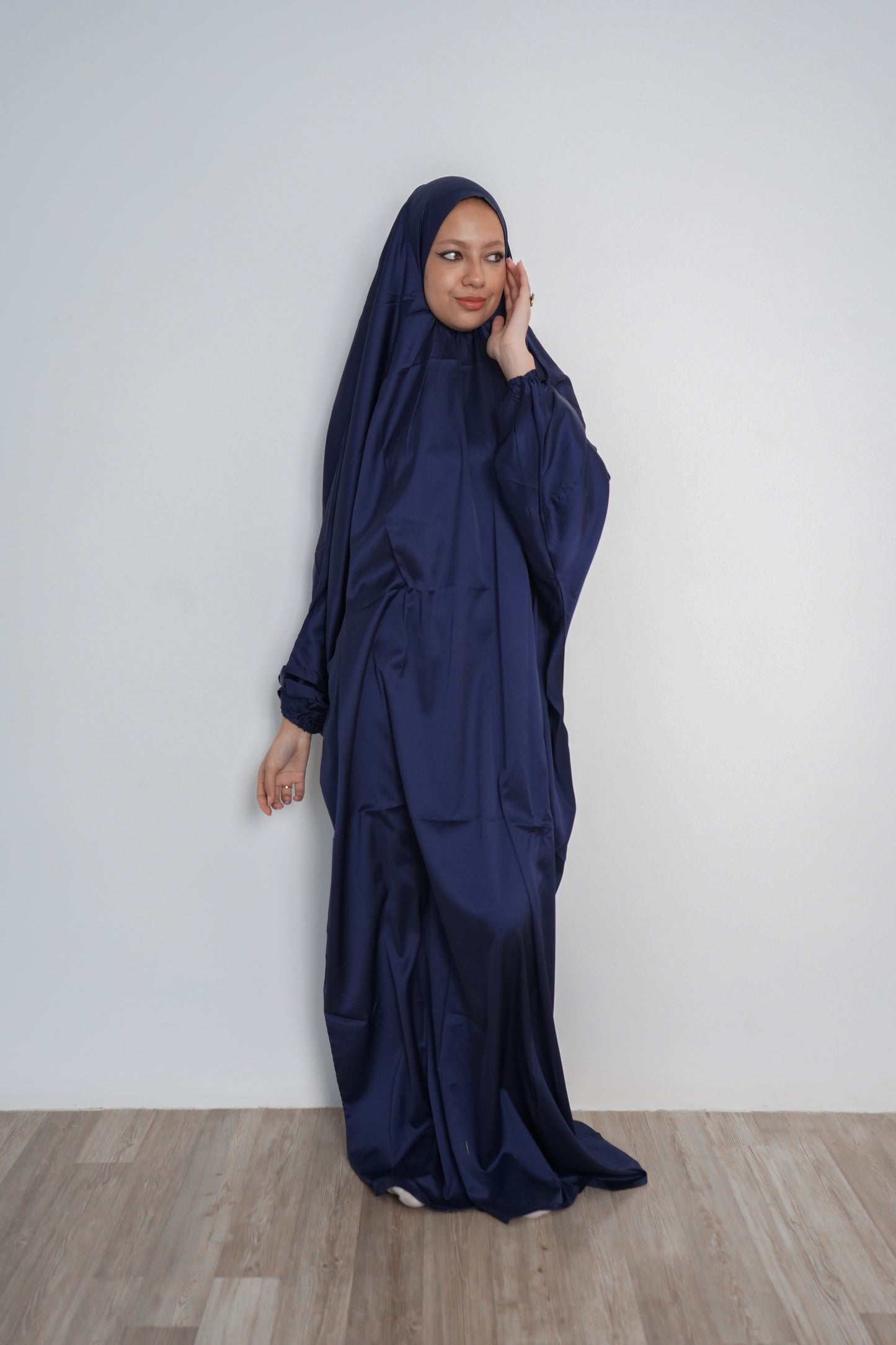 Navy Pull-On Khimar