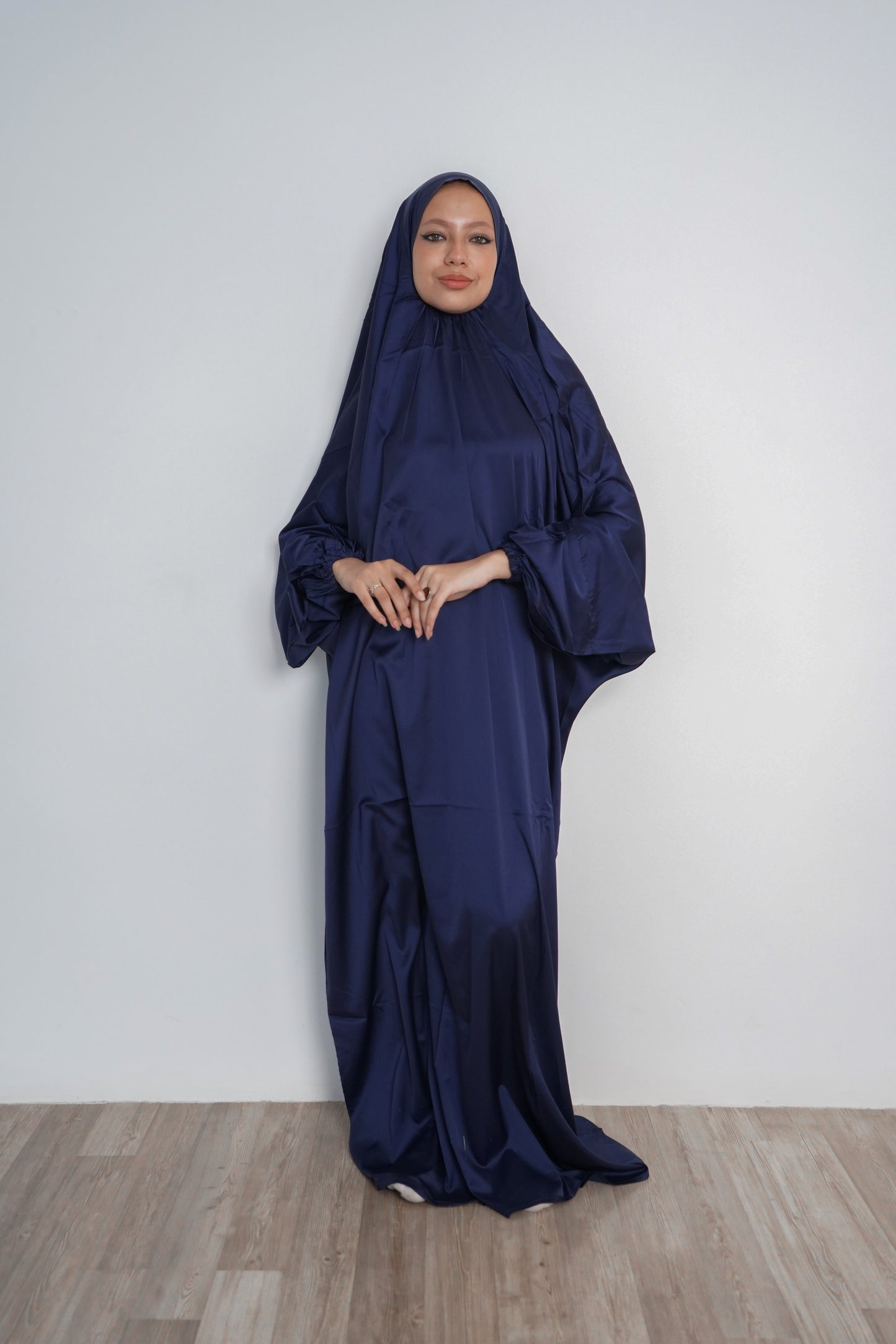 Navy Pull-On Khimar