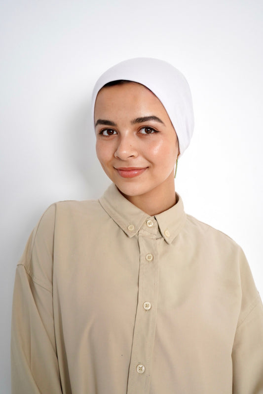 No Thread Cap - White