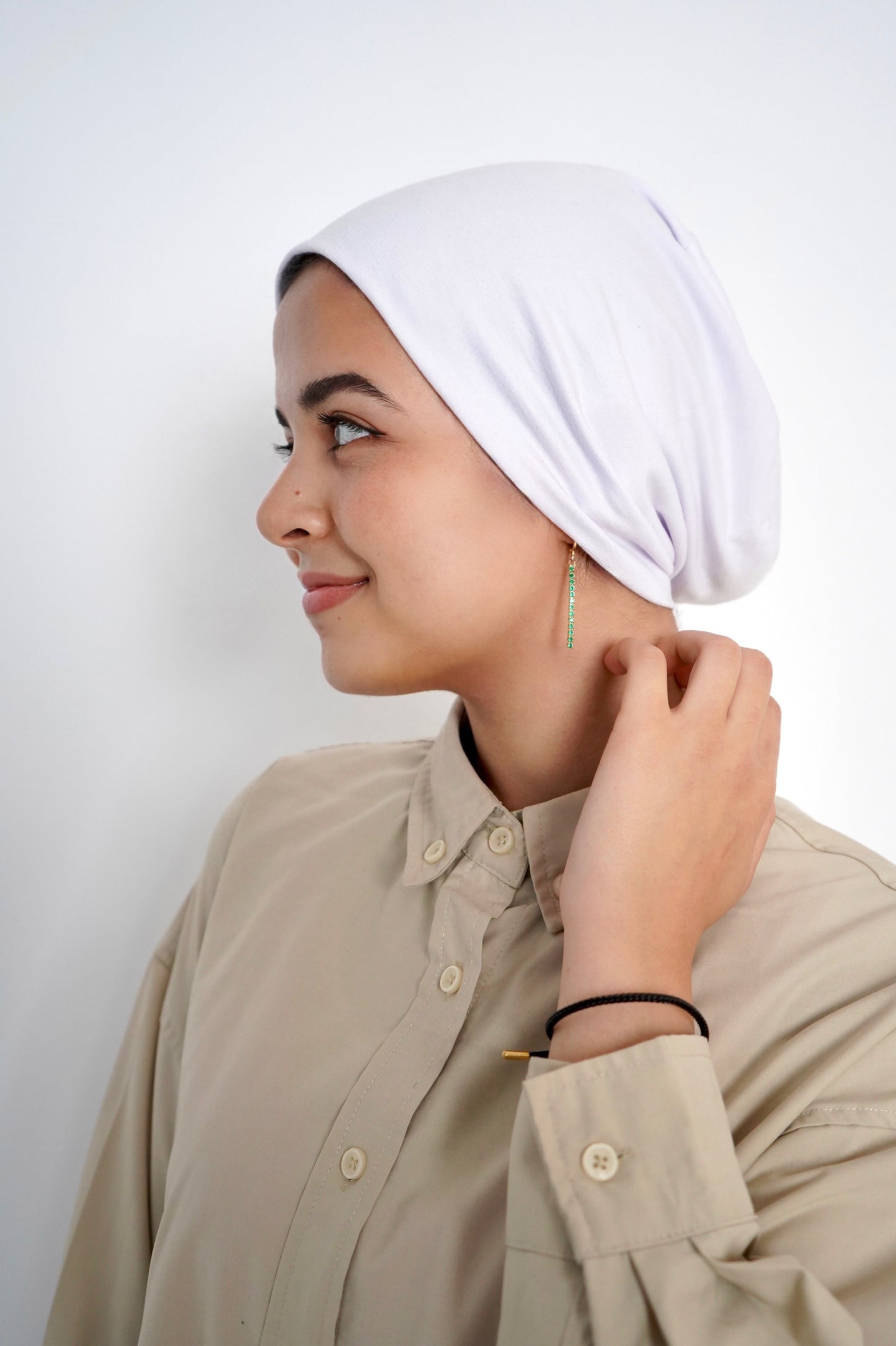 No Thread Cap - White